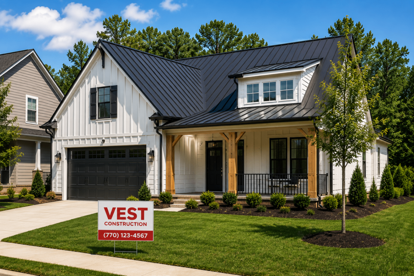 Vest Construction completed home exterior project 3 in North Georgia