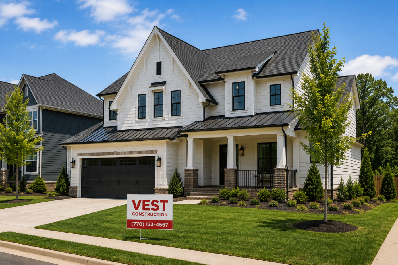 Vest Construction completed home exterior project 1 in North Georgia